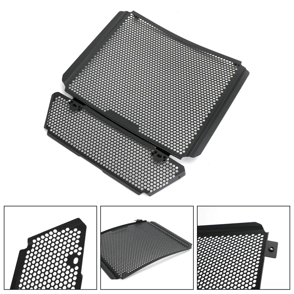 Aprilia RS660 2020-2022 Radiator Guard Tampa Protetor de Radiator Black