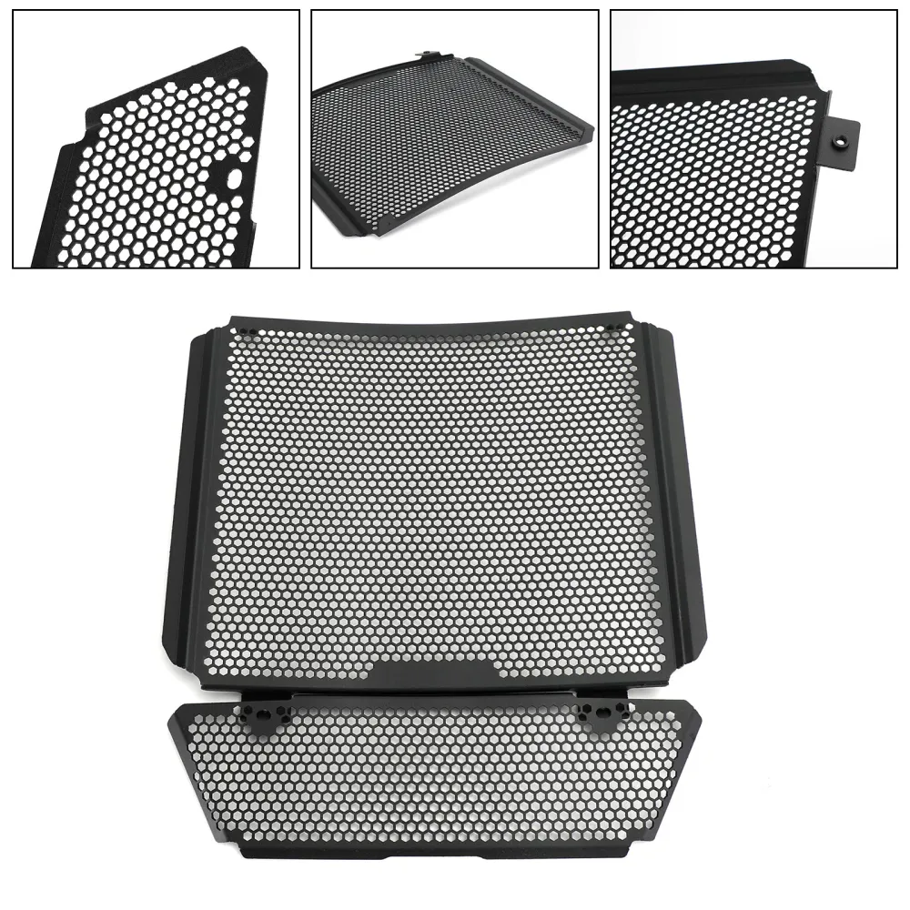 Aprilia RS660 2020-2022 Radiator Guard Tampa Protetor de Radiator Black