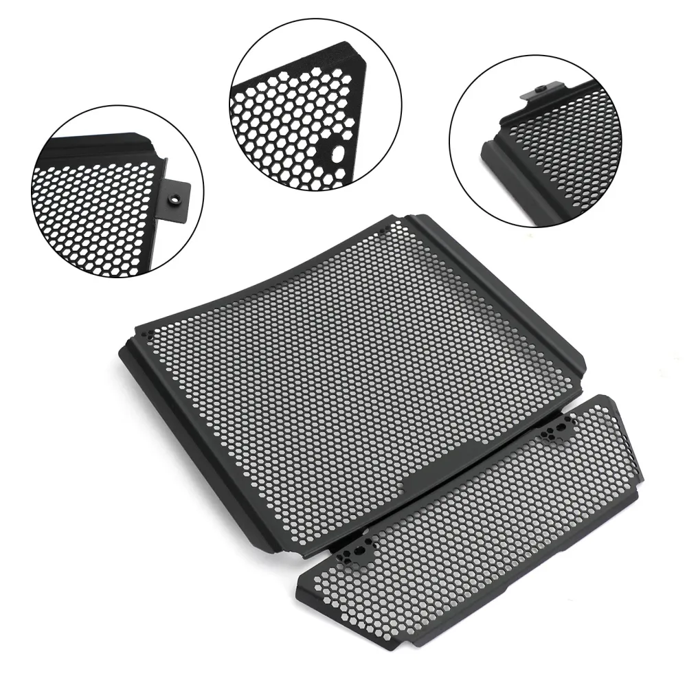 Aprilia RS660 2020-2022 Radiator Guard Tampa Protetor de Radiator Black