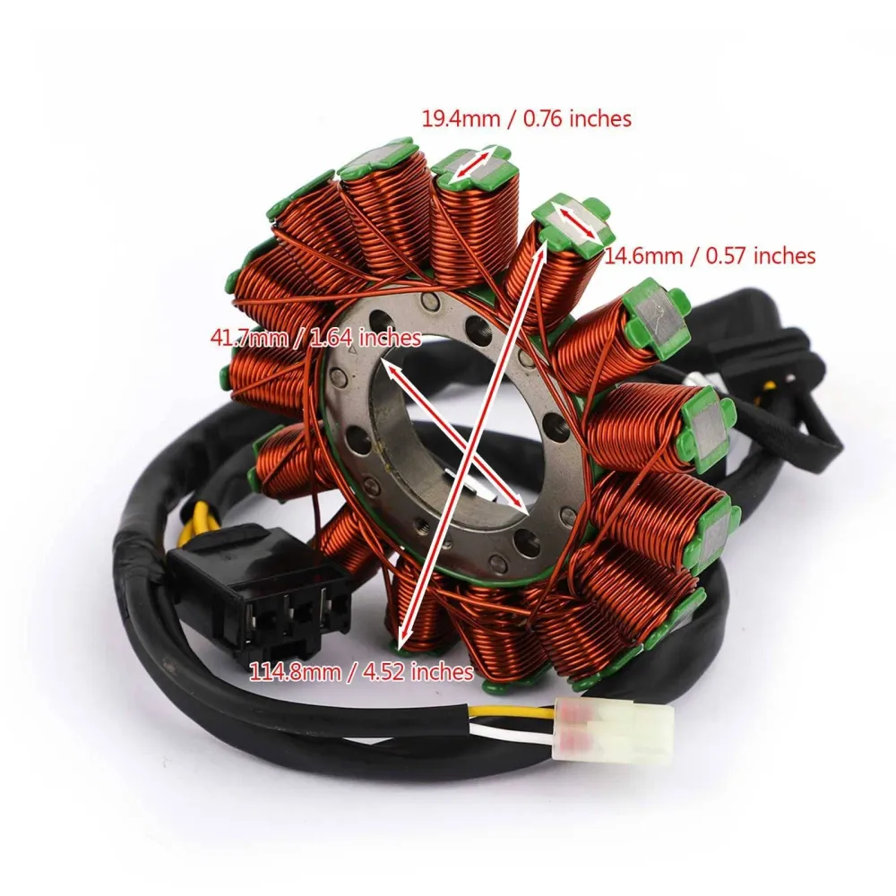 Arethop Alternator Stator Gerator Fit Honda CBR 1000 RA Fireblade 2010 - 2016 genérico