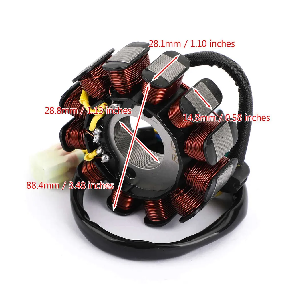 Areyourshop Alternator Stator Fit Polaris Outlaw 110 Sportsman 110 2016-2020 0455121 Genérico