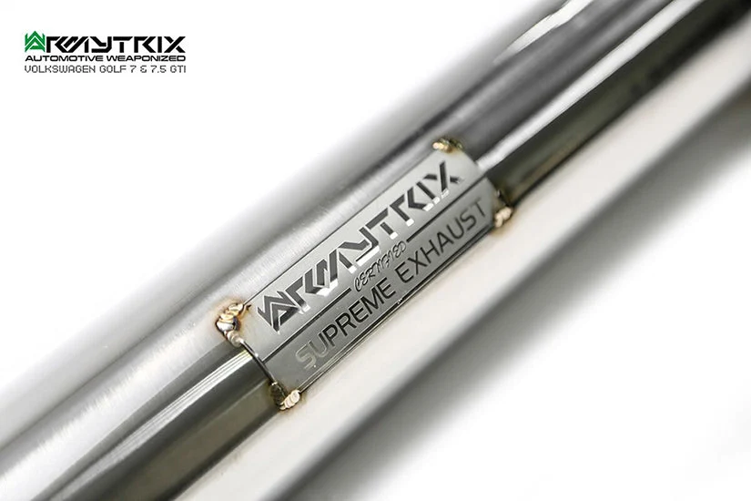 Armytrix Downpipe De-Cat com simulador de catalisador - VW Golf MK7 GTI / Leon 5F Cupra 2013-2020 2.0TSI MQB