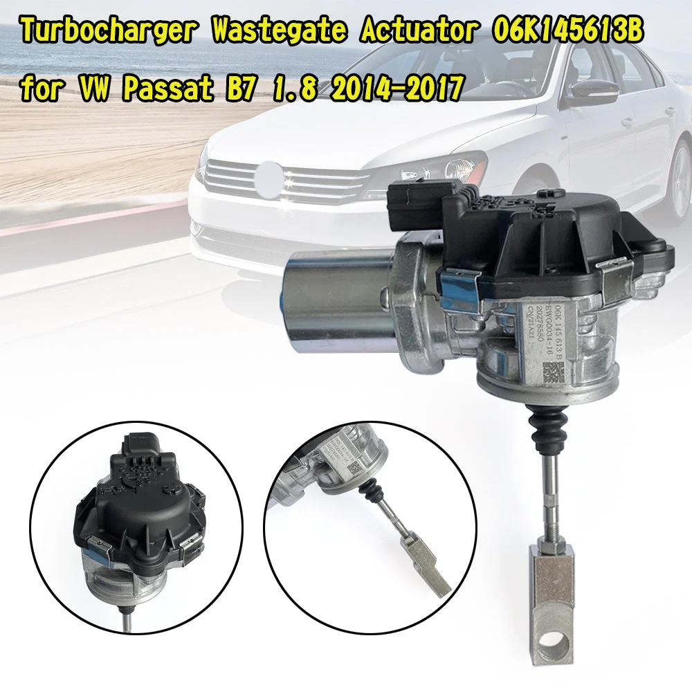 Atuador de Wastegate de turbocompressor 06K145613B para VW Passat B7 1.8 2014- Genérico