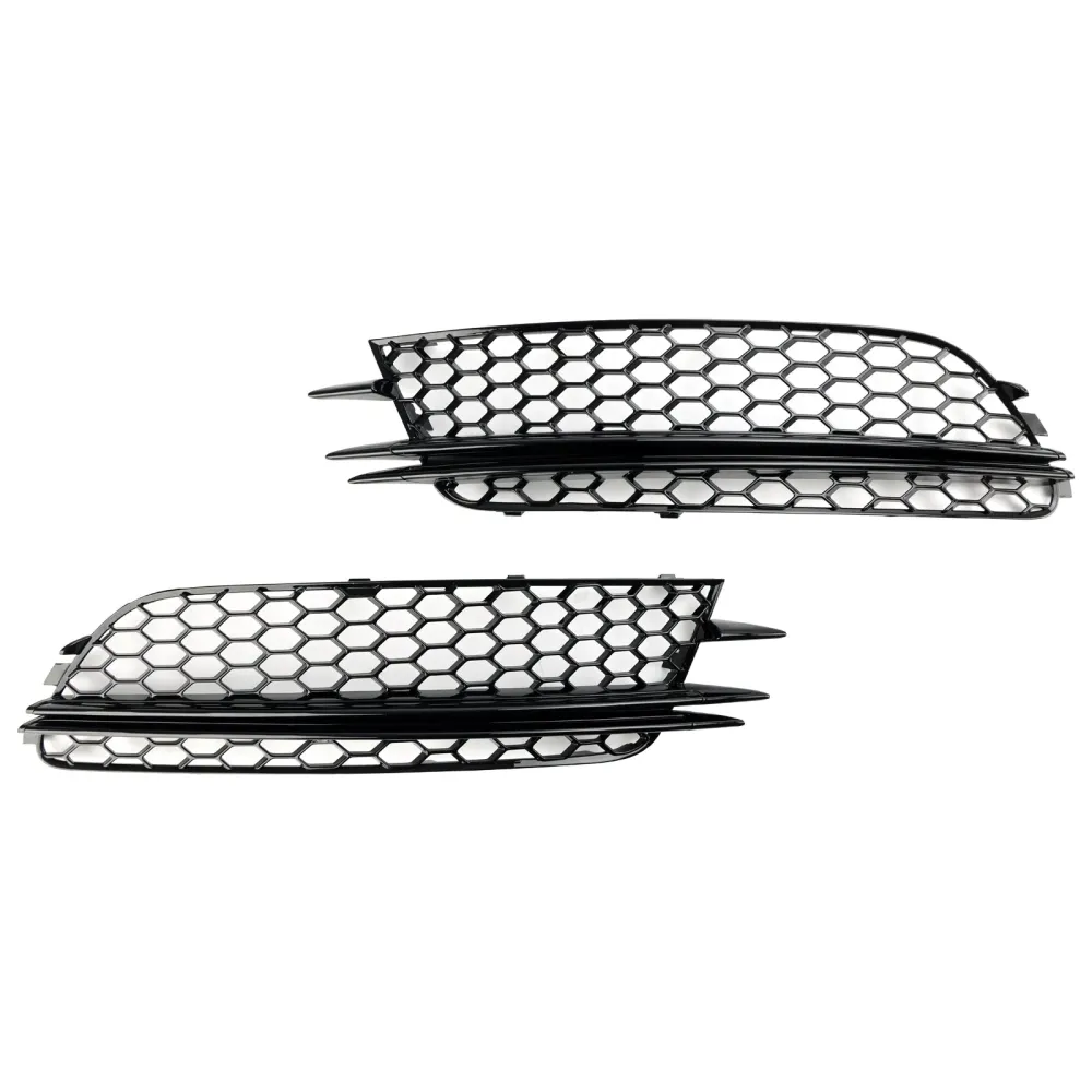Audi A6 4G C7 2012-2015 2PCS Front Fog Tampa de luz Luz de pára-choques Grade