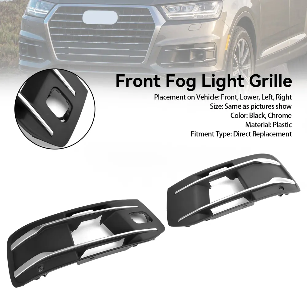 Audi Q7 2016-2019 Tampa frontal Tampa de neblina de neblina de neblina