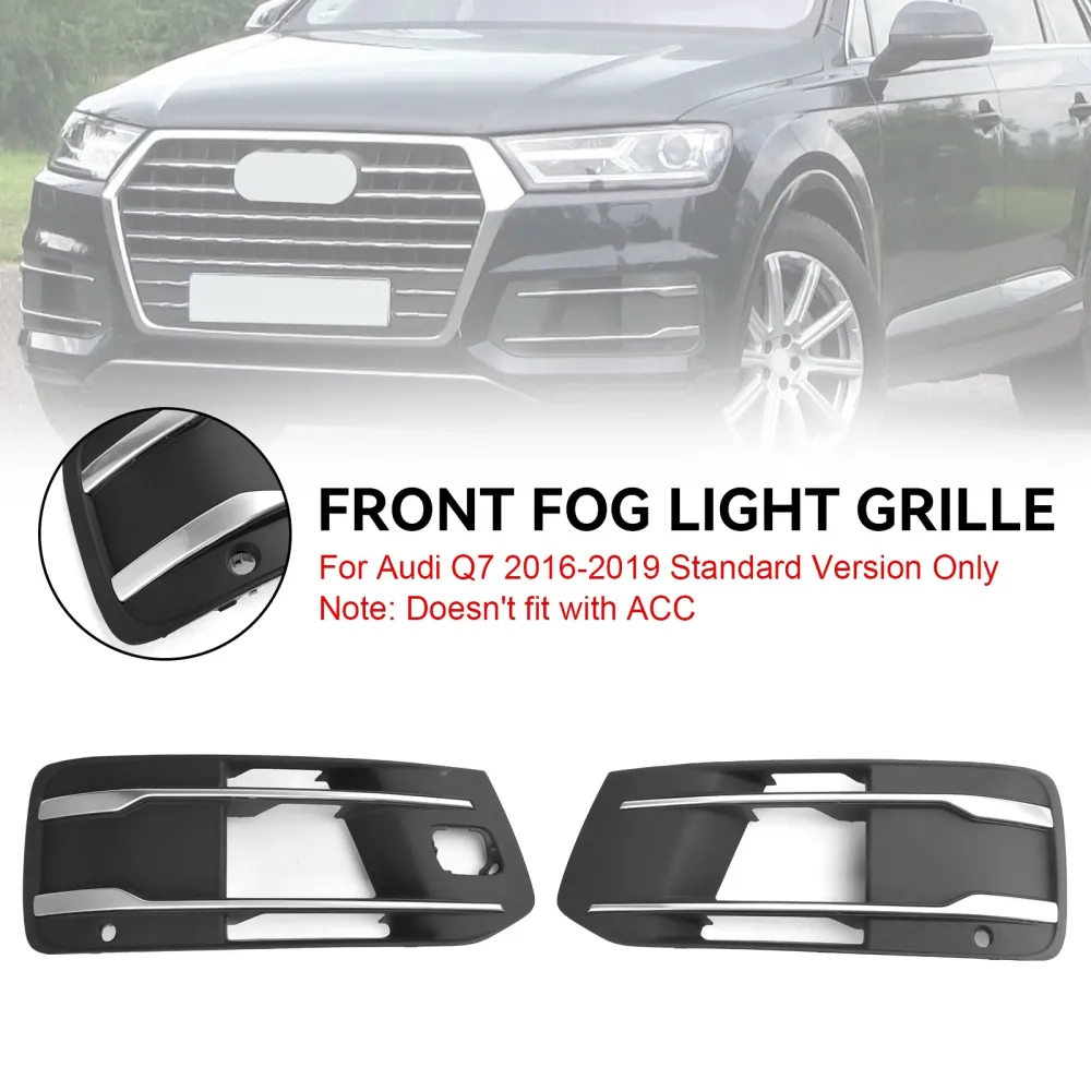 Audi Q7 2016-2019 Tampa frontal Tampa de neblina de neblina de neblina