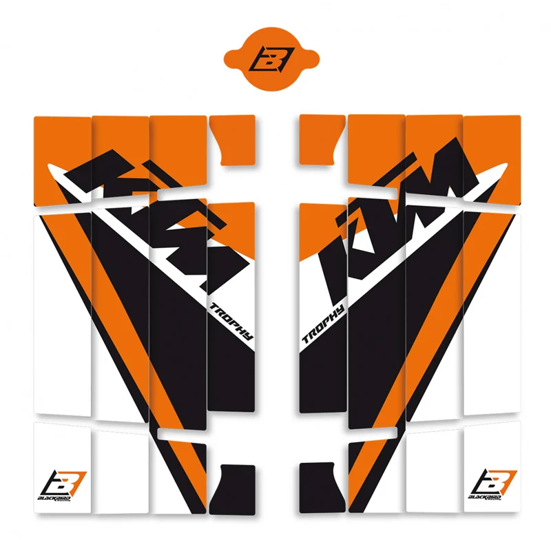 Autocolantes de Radiador BLACKBIRD RÉPLICA TROPHY 19 KTM SX/SX-F 19-22, EXC/EXC-F 20-23