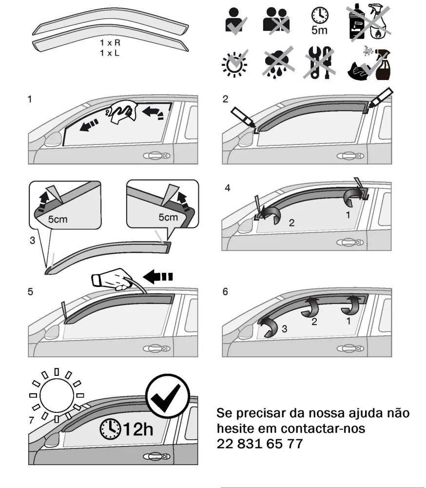 Auto-paraventos / Chuventos