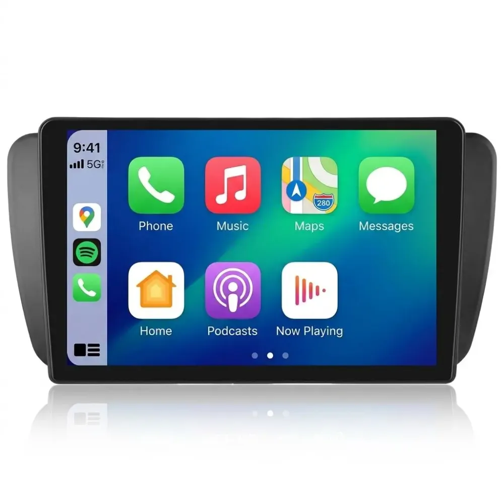Auto‑rádio Android 15 Seat Ibiza 6J (2009–2013) | 6GB/128GB CarPlay Wireless 9" IPS