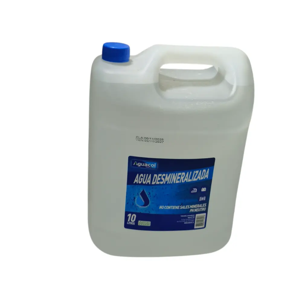 Agua Desmineralizada 10l AutoRepuestos CF
