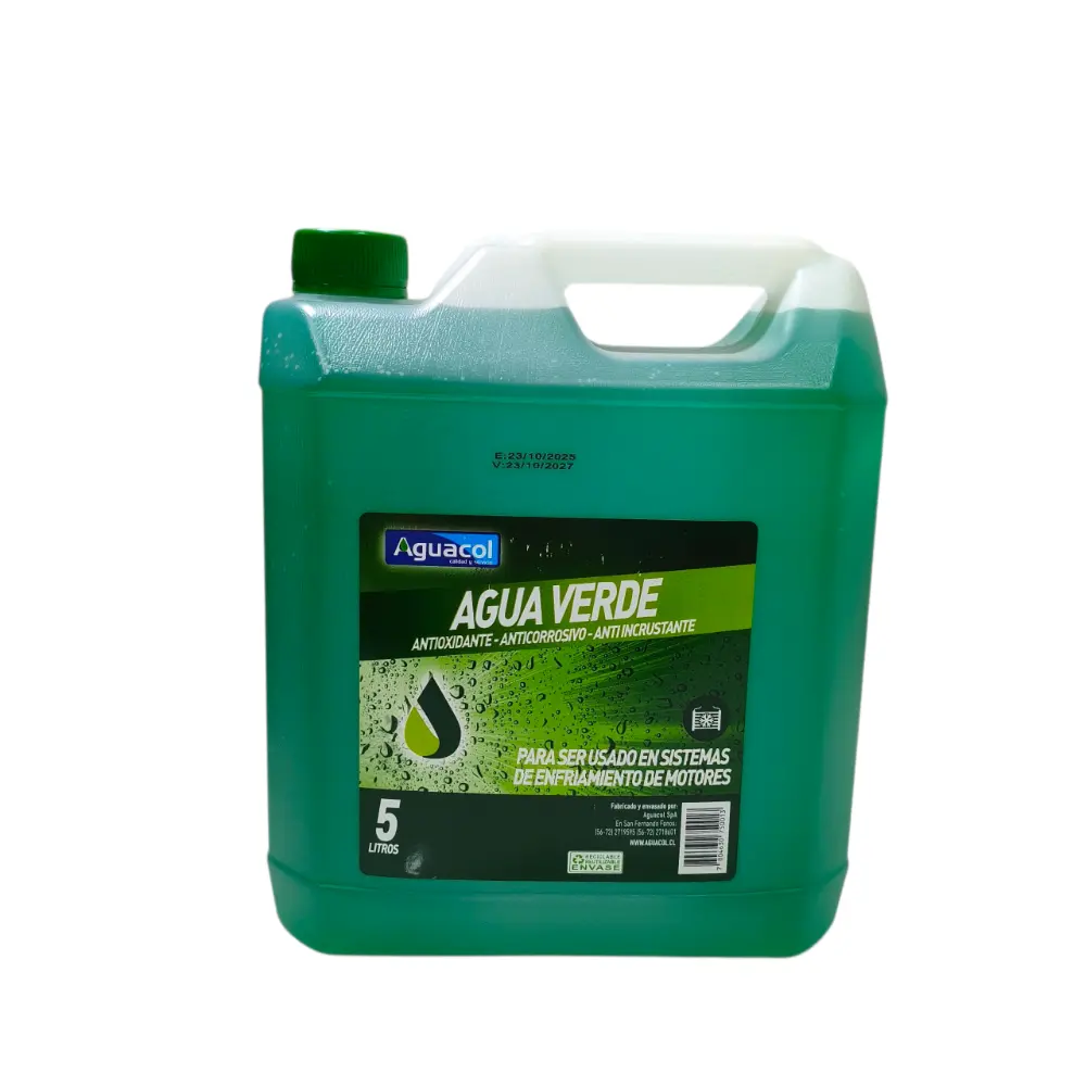 AGUA VERDE 5 LITROS AutoRepuestos CF
