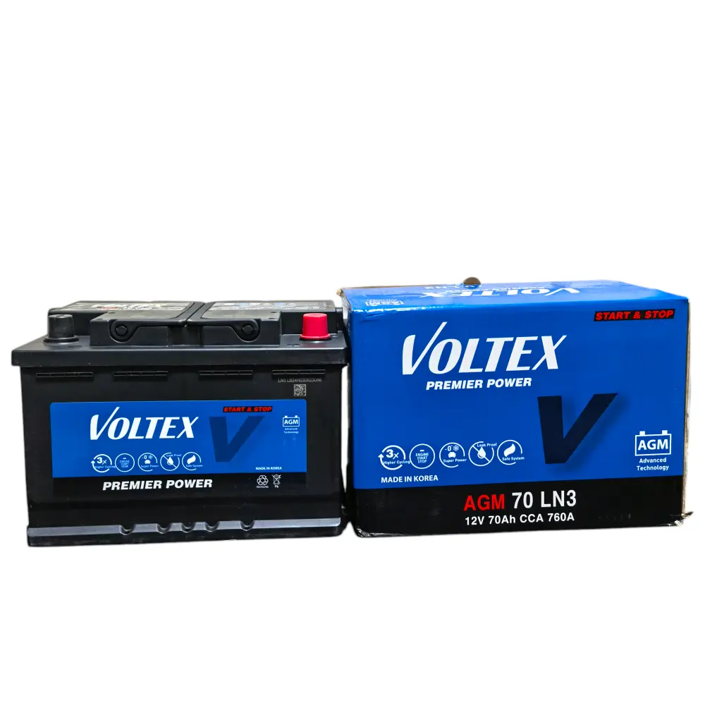 Baterí Star Stop 70ah Voltex Agm Ln3 760 Cca (- +) AutoRepuestos CF