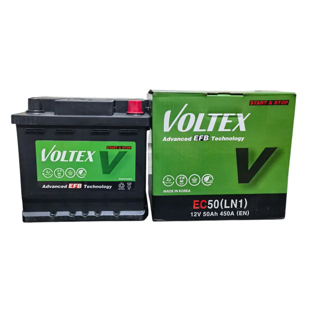 Baterí Star Stop 50 Ah Voltex Efb Ln1 Ec50 Cca 450 (- +) AutoRepuestos CF