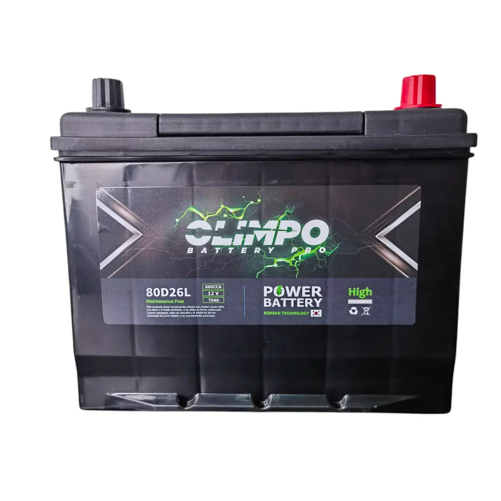 Bateria 70ah Olimpo 80d26l Nx1 10-5l Cca 600 (-+) AutoRepuestos CF
