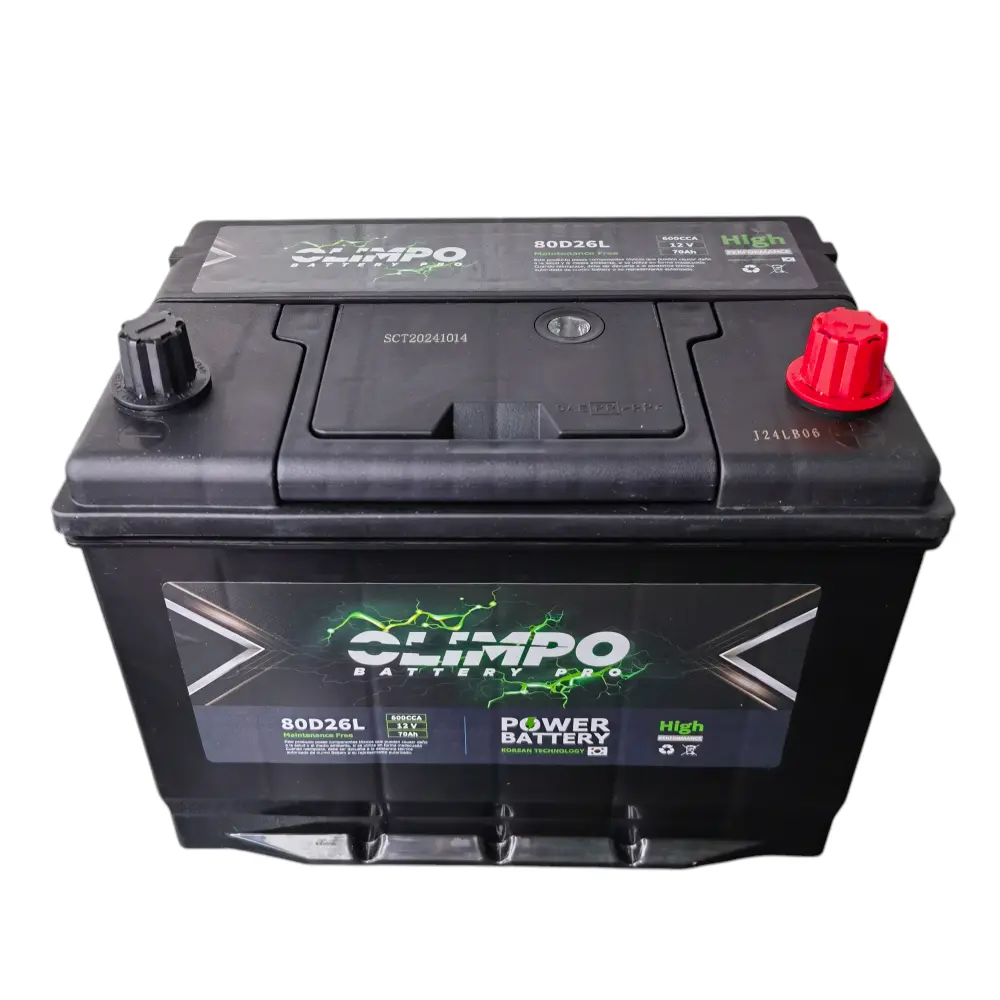 Bateria 70ah Olimpo 80d26l Nx1 10-5l Cca 600 (-+) AutoRepuestos CF