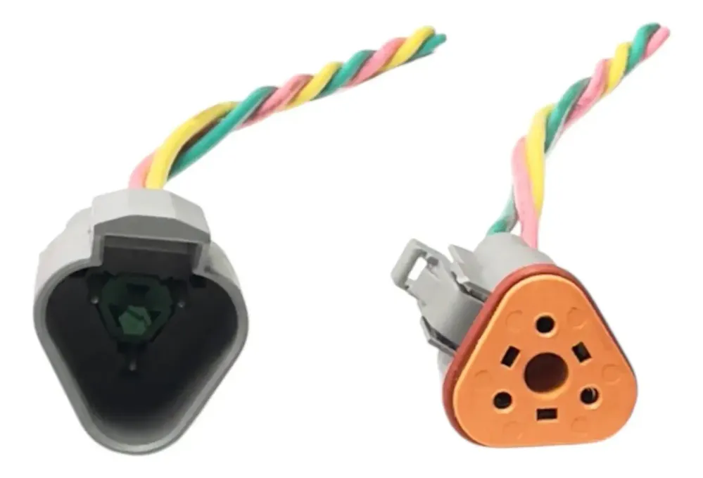 Conector 3 pines Deutsch DT Macho y Hembra AutoRepuestos CF