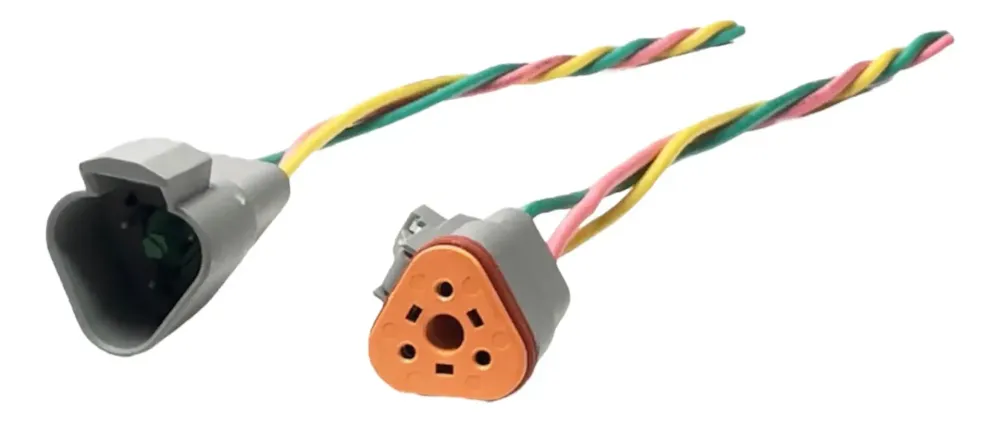 Conector 3 pines Deutsch DT Macho y Hembra AutoRepuestos CF