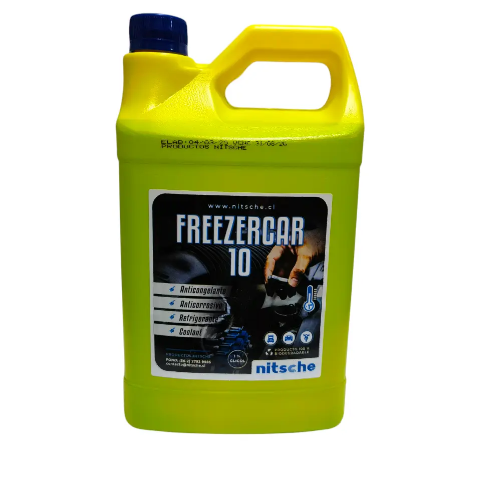 Coolant Freezercar10 -1° Galon Verde Fluor AutoRepuestos CF