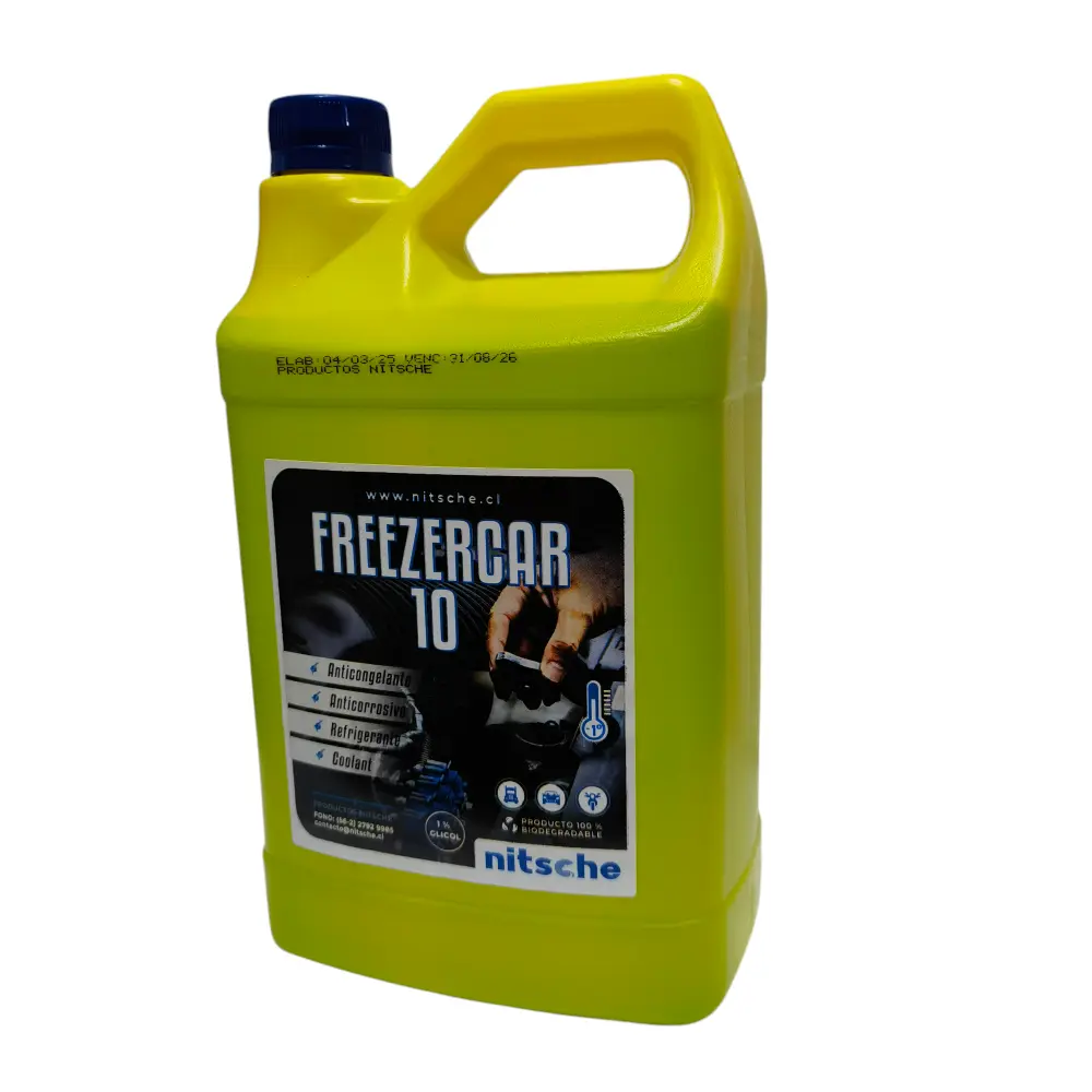 Coolant Freezercar10 -1° Galon Verde Fluor AutoRepuestos CF