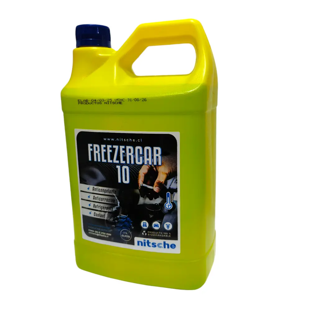 Coolant Freezercar10 -1° Galon Verde Fluor AutoRepuestos CF