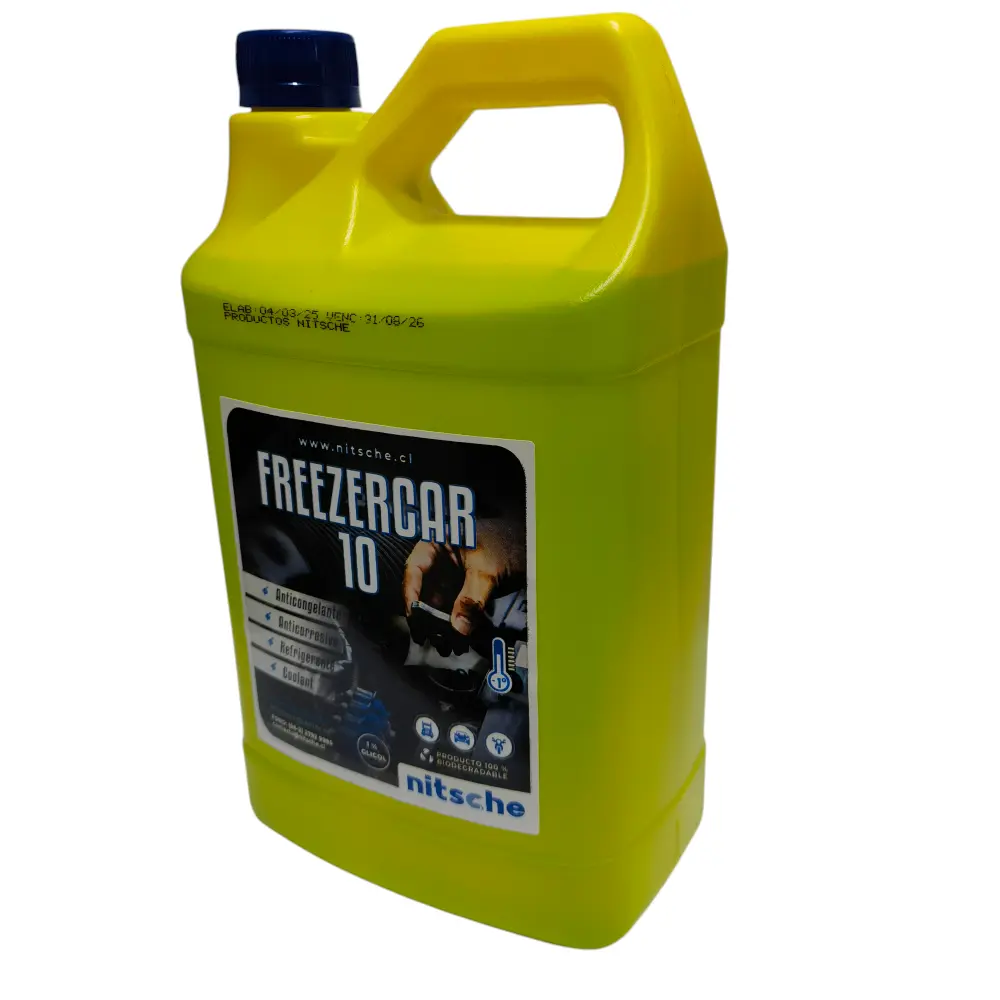 Coolant Freezercar10 -1° Galon Verde Fluor AutoRepuestos CF