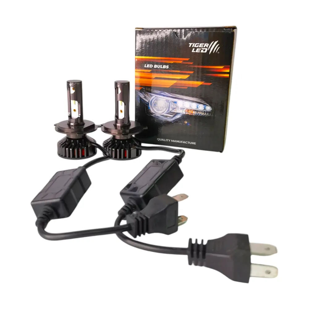 Kit Par Luces Turbo Led Auto 12v 24v Canbus 20000 Lúmenes AutoRepuestos CF