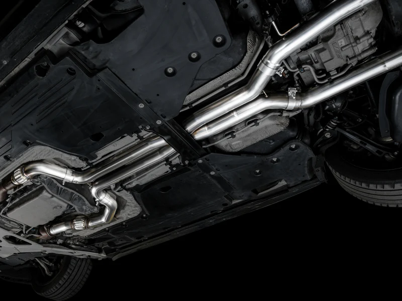 AWE Tuning 2021+ Cadillac CT4-V Blackwing SwitchPath Exhaust - Diamond Black Tips