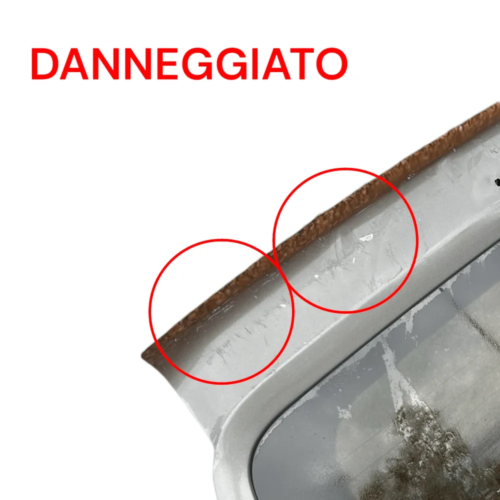 Baggagliaio (traseira esquerda cinza escuro escuro Doblo Glazed (2009> 2022) porta / porta / porta