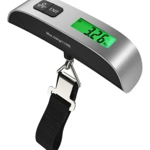 Balanç De Mão Digital Pesa Bagagem Mala Visor Lcd Até 50kg