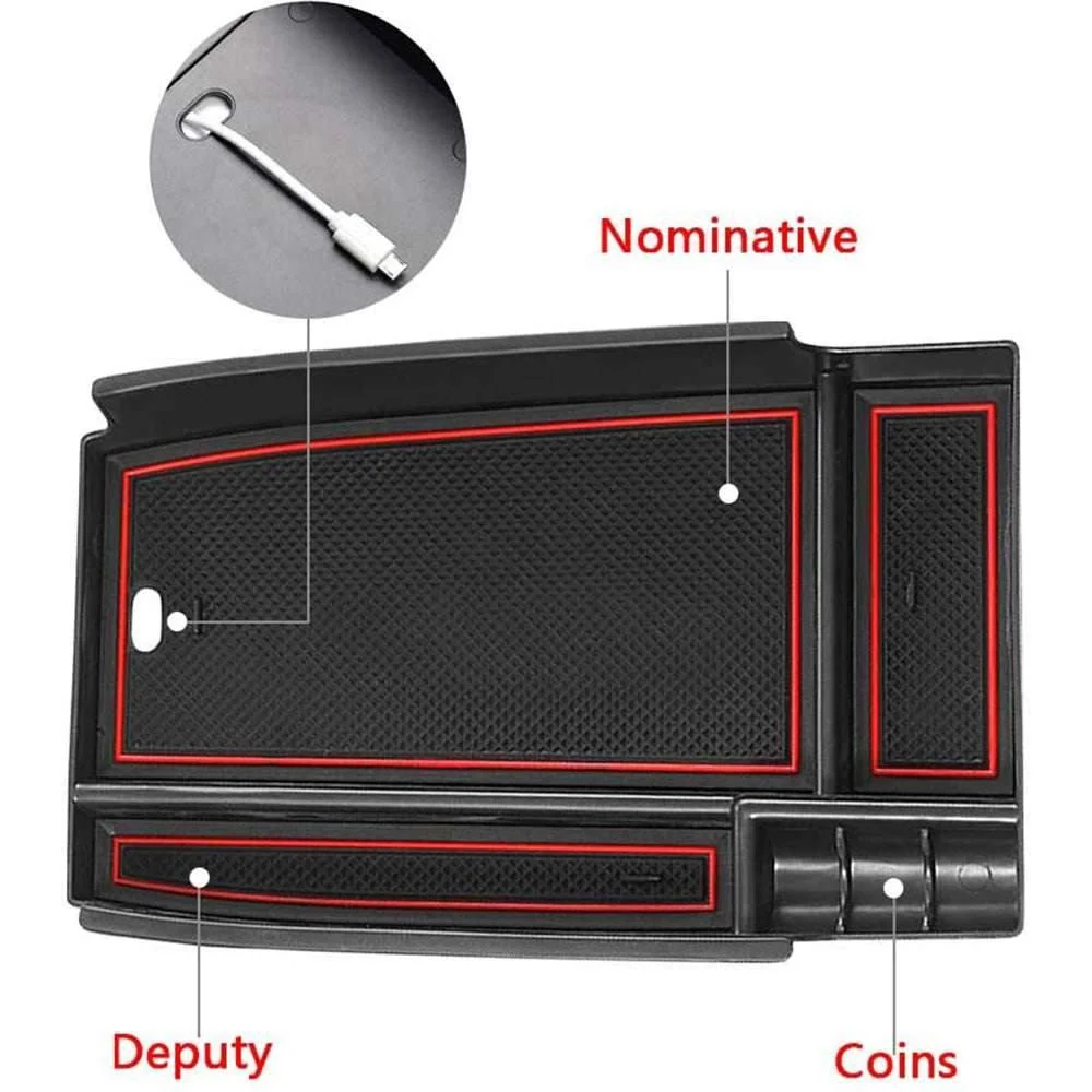 Bandeja organizadora do console central Ford Escape 2020 2025