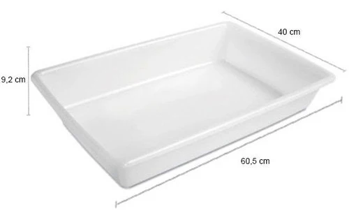 Bandeja Plastica çougue Congelamento 40 X 60 Cm