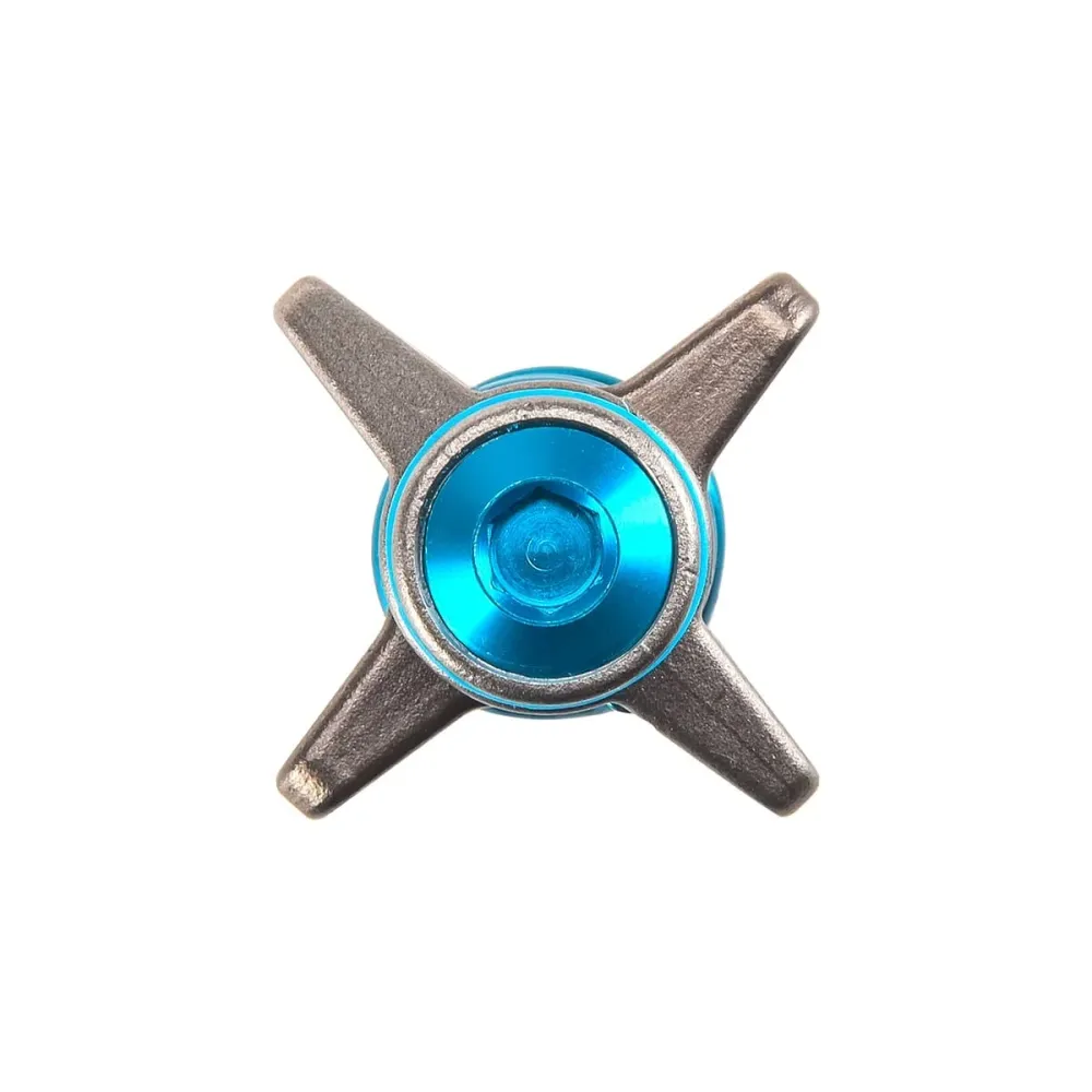 Batedor de ovos de crankbrothers 3 pedais de prata/azul