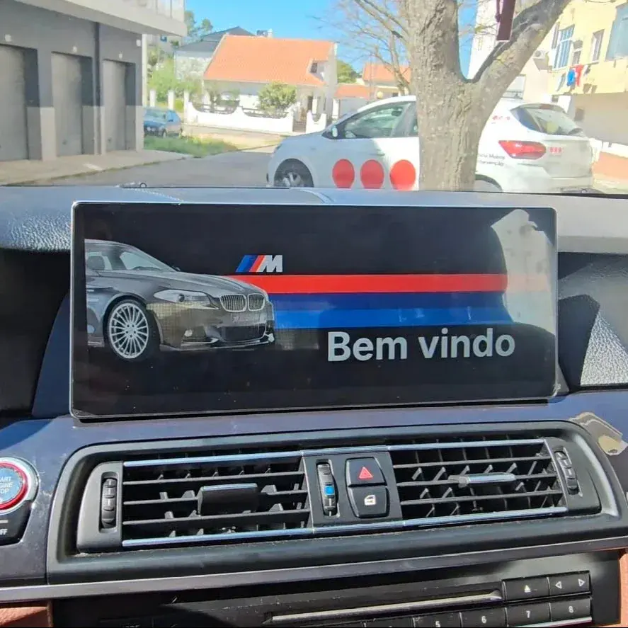 BKAP 12,3" – Rádio CarPlay/Android Auto para BMW Série 5 F10/F11 (2012-2016, NBT)