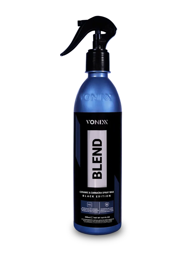 Blend ceramic e carnauba spray wax black edition