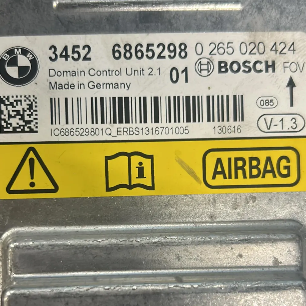BMW Airbag BMW 1 Série (F20) Unidade de controle C.6865298 (2011> 2018) COD