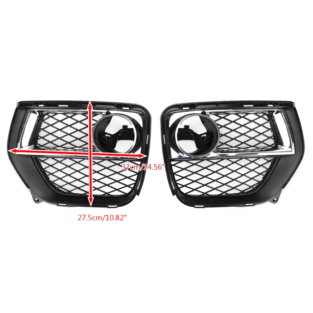 BMW X6 E71 2012-2014 2x Para-choque dianteiro grade fechada grade de farol de neblina esquerda & Direito 51117312605 51117...