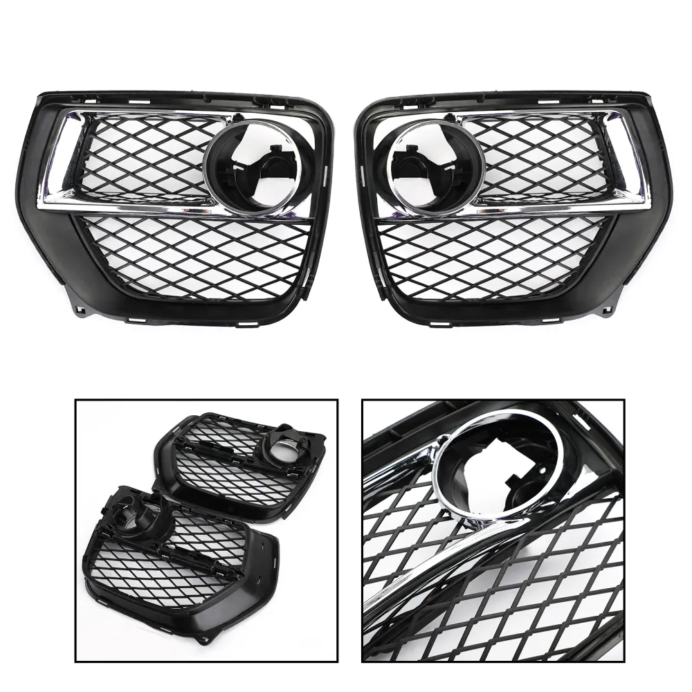 BMW X6 E71 2012-2014 2x Para-choque dianteiro grade fechada grade de farol de neblina esquerda & Direito 51117312605 51117...