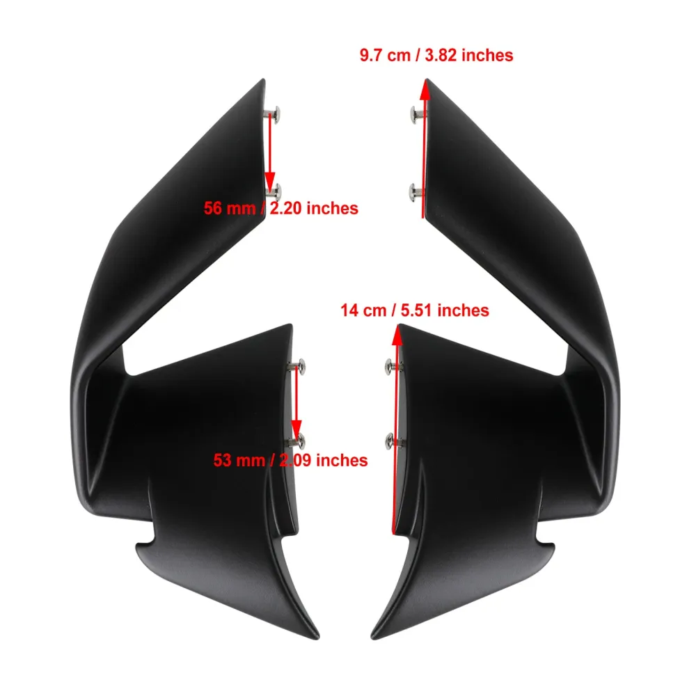 BMW S1000RR 2019-2022 Spoiler frontal Windlets Fairinging
