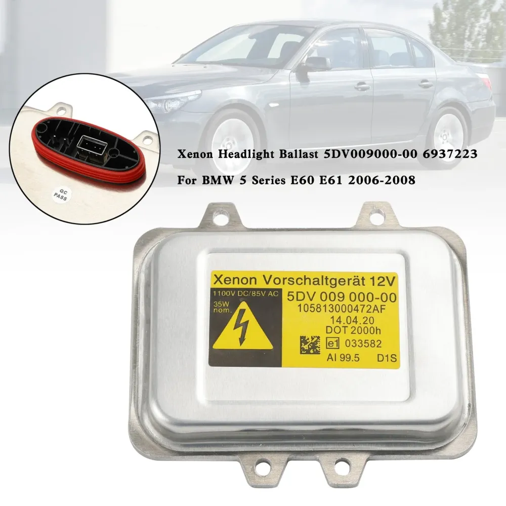 BMW 5 Série E60 E61 2006-2008 Baludo de farol de xenônio 5DV009000-00 6937223