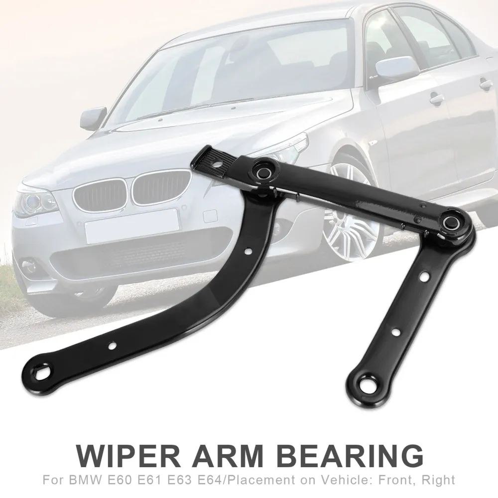 BMW 5 6 Série E60 E61 E63 E64 61617185366 Kit de rolamento do limpador direito frontal