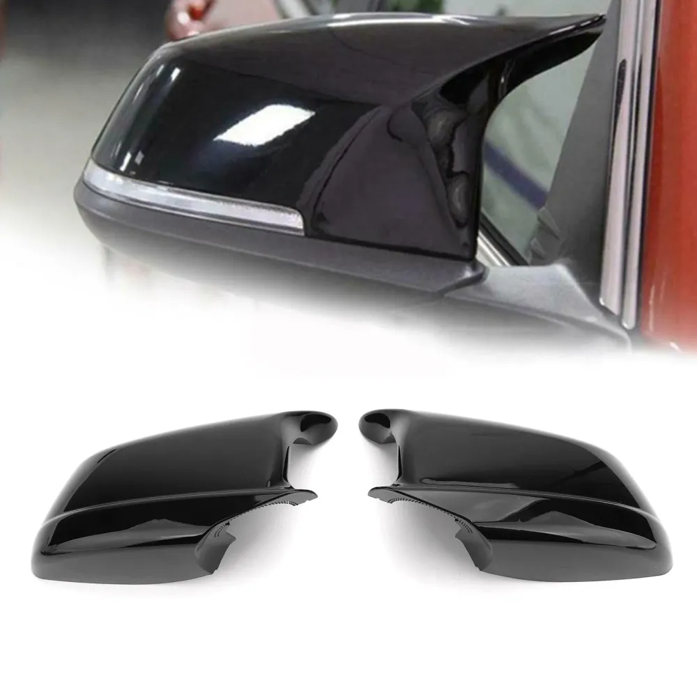 BMW 5 Série F10/F11/F18 Pré-LCI 11-13 Porta asa lateral espelho tampa de tampa preta preta
