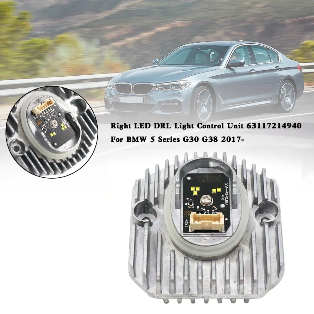 BMW 5 Série G30 G38 2017- LED direita DRL Light Control Unit 63117214940 para