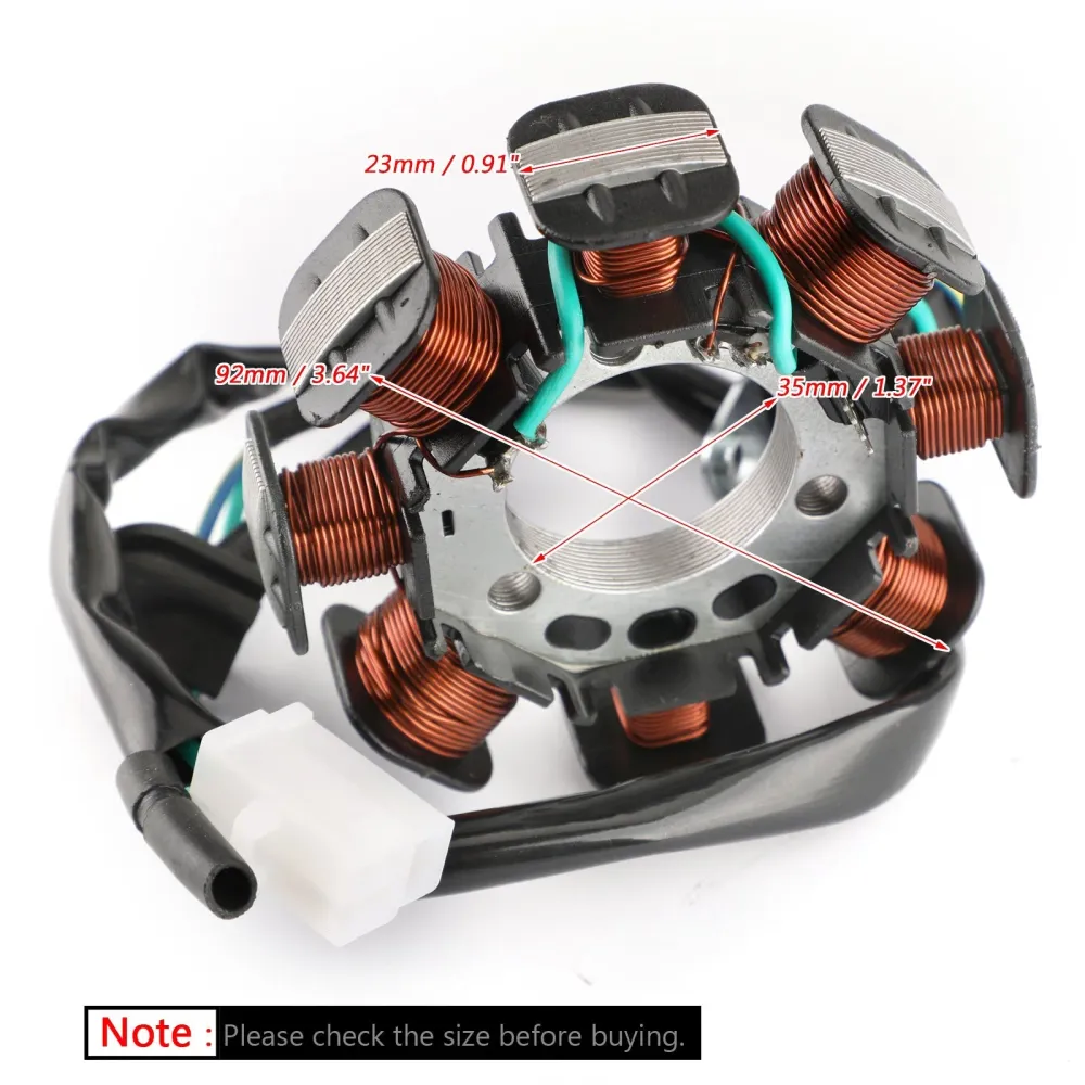 Bobina do estator alternador para Honda CRF150F 2006-2017 Repl.# 31120-KPT-A01 genérico