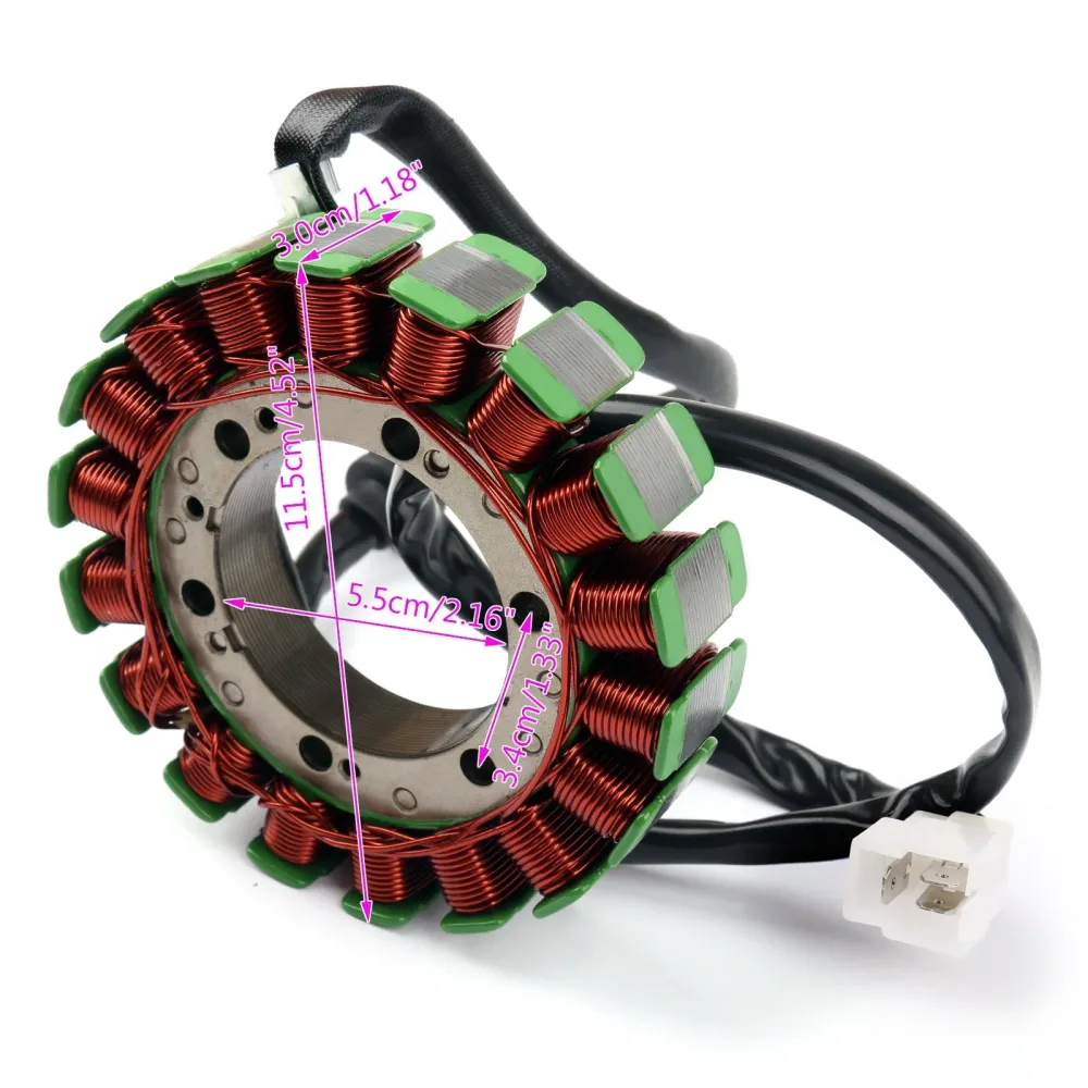 Bobina do estator gerador para Honda NV600 Shadow 600 (93-94) VT600C Shadow VLX (88-07) genérico