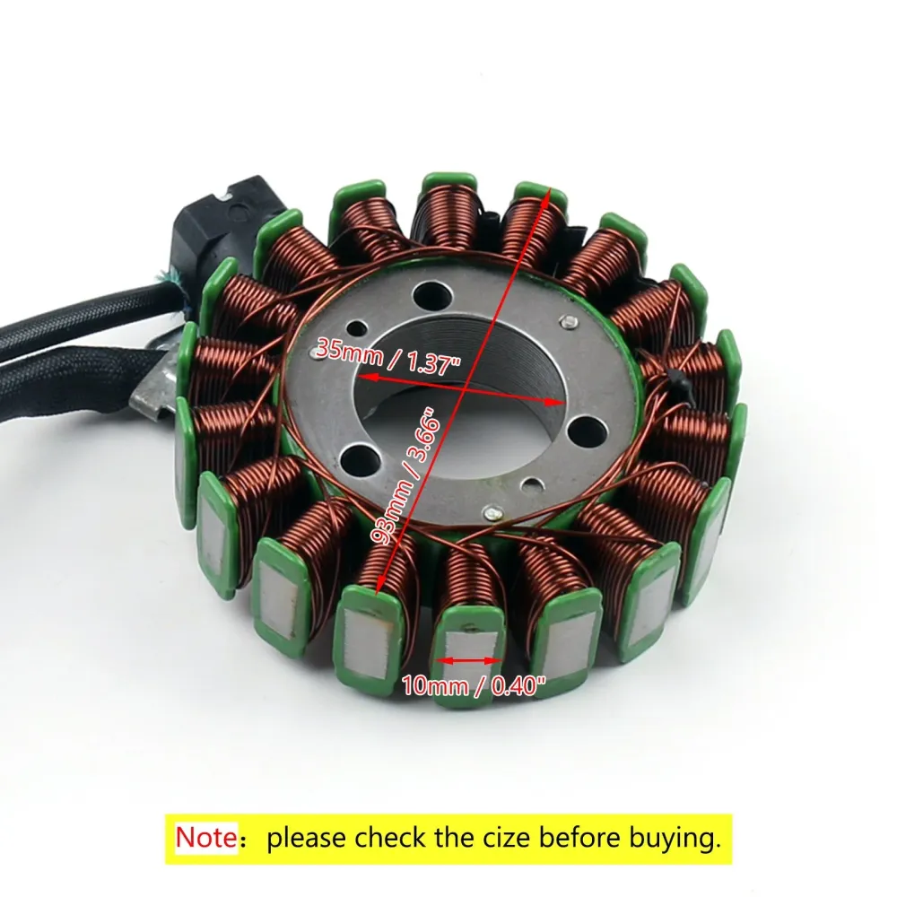 Bobina do Stator para Suzuki Tu125 (1999) GS125 (82-94) GN125 (82-01) Generador Mageneto Generic