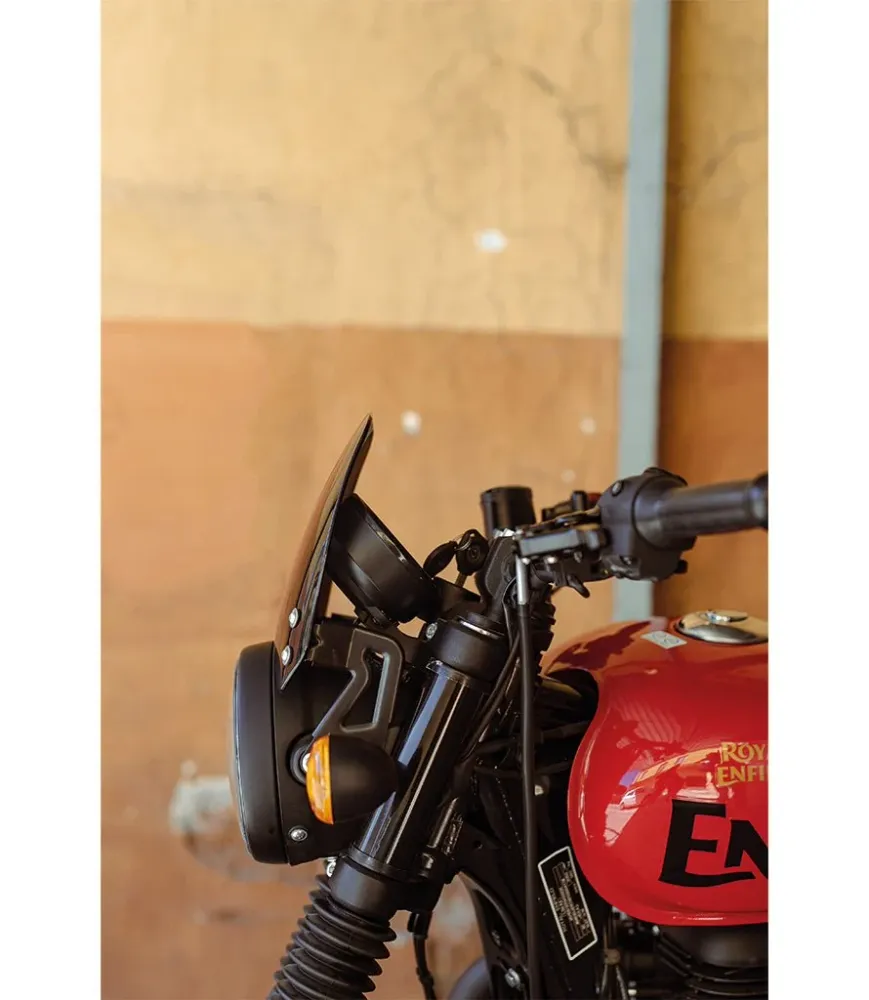 Bolha Baixo para HNTR 350 Royal Enfield - Preto
