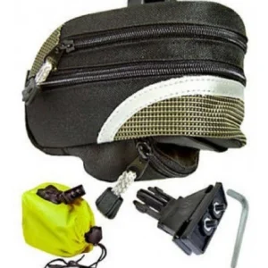 Bolsa Para Selim Nylon Preto C/reflletor Bolso