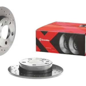 Brembo 2000 BMW 323Ci/99-00 323i/01-06 325Ci Front Premium Xtra Cross Drilled UV Coated Rotor