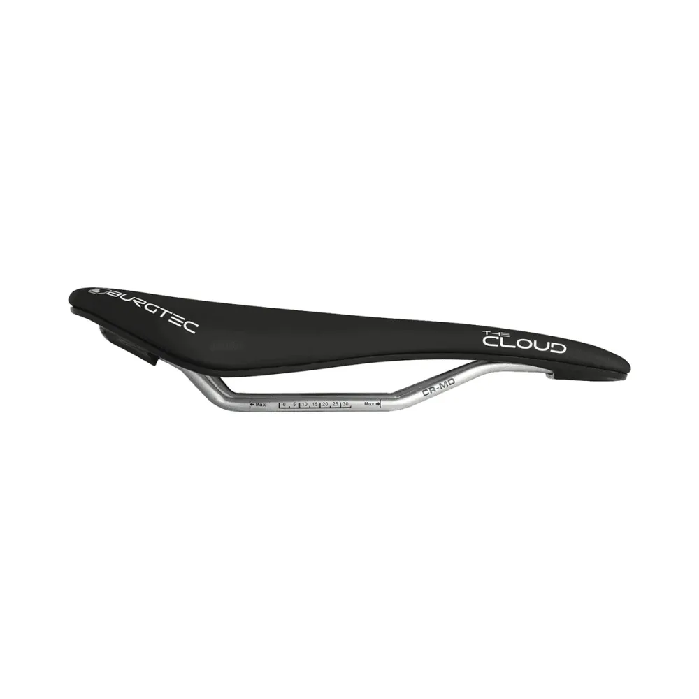 BURGTEC CLOUD MK2 Selim Cro-Mo Rails Preto