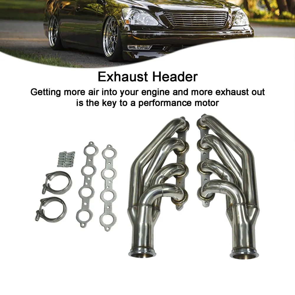 Cabeçalho do coletor de escape de ço para pequeno bloco V8 LS1/LS2/LS3/LS6 LSX 1997-14